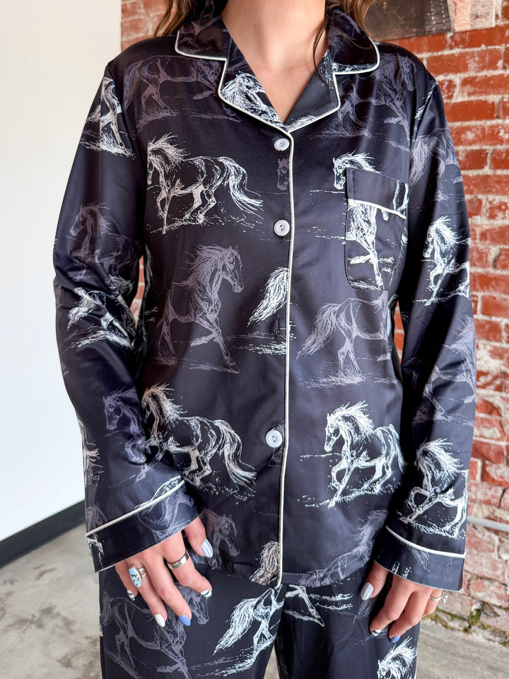 Midnight Run Pajama Set