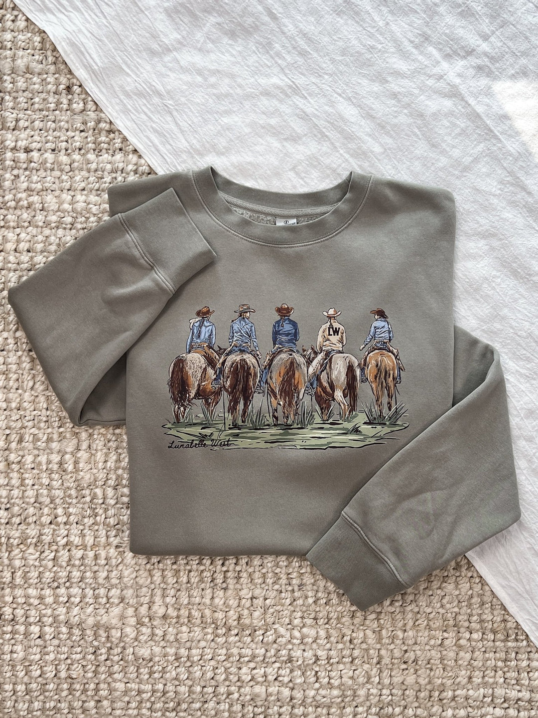 Cowgirl Roundup Crewneck - Lunabelle West