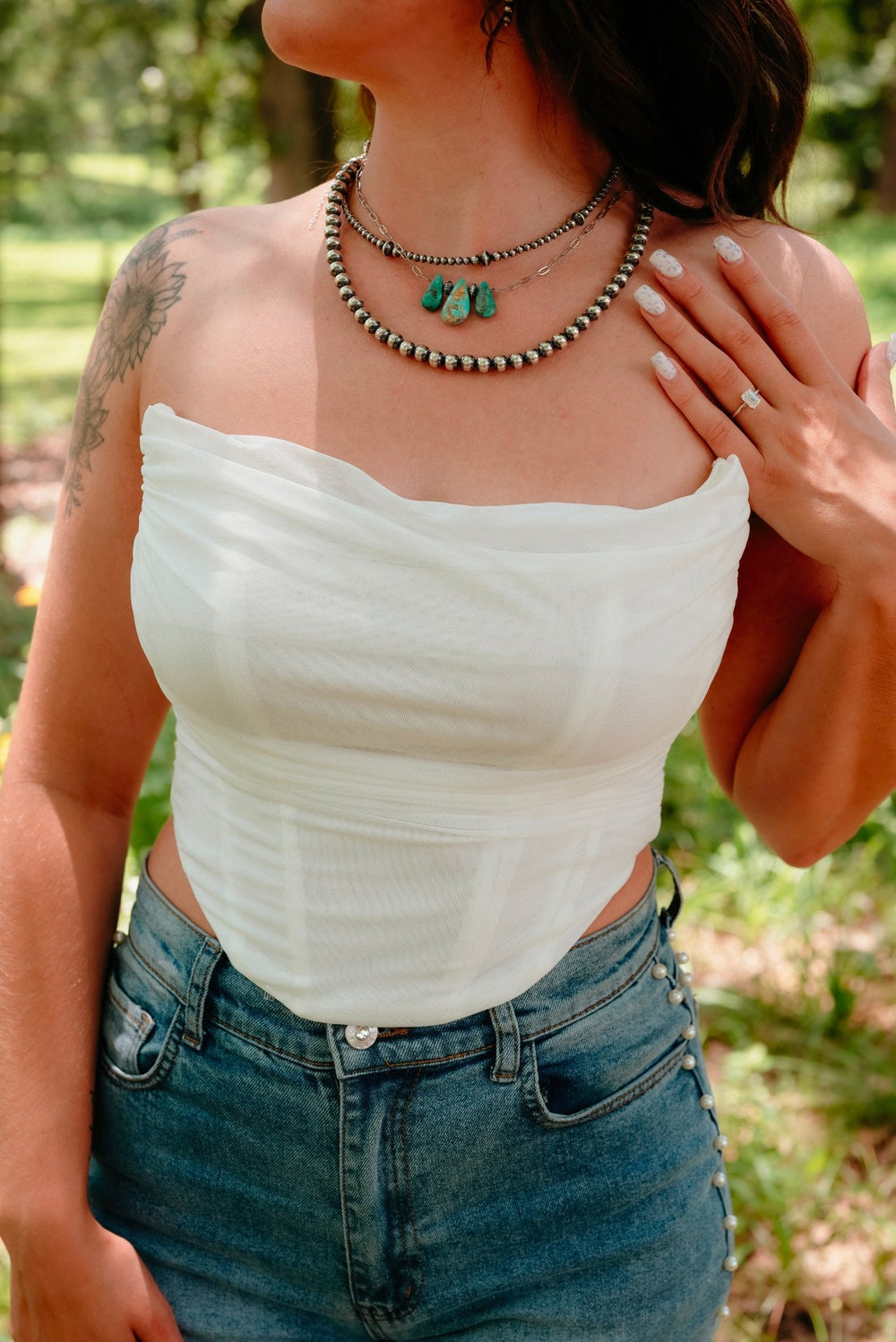 Durant Corset Top - Lunabelle West