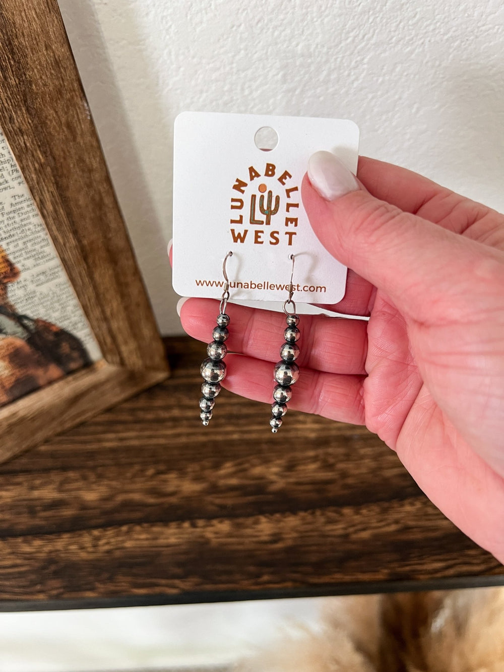 Cassidy Sterling Silver Earrings - Lunabelle West