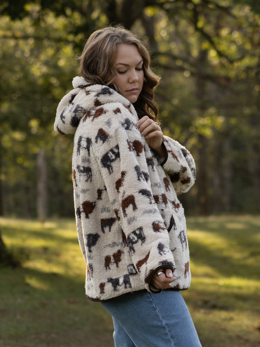 Cattle Country Sherpa Pullover