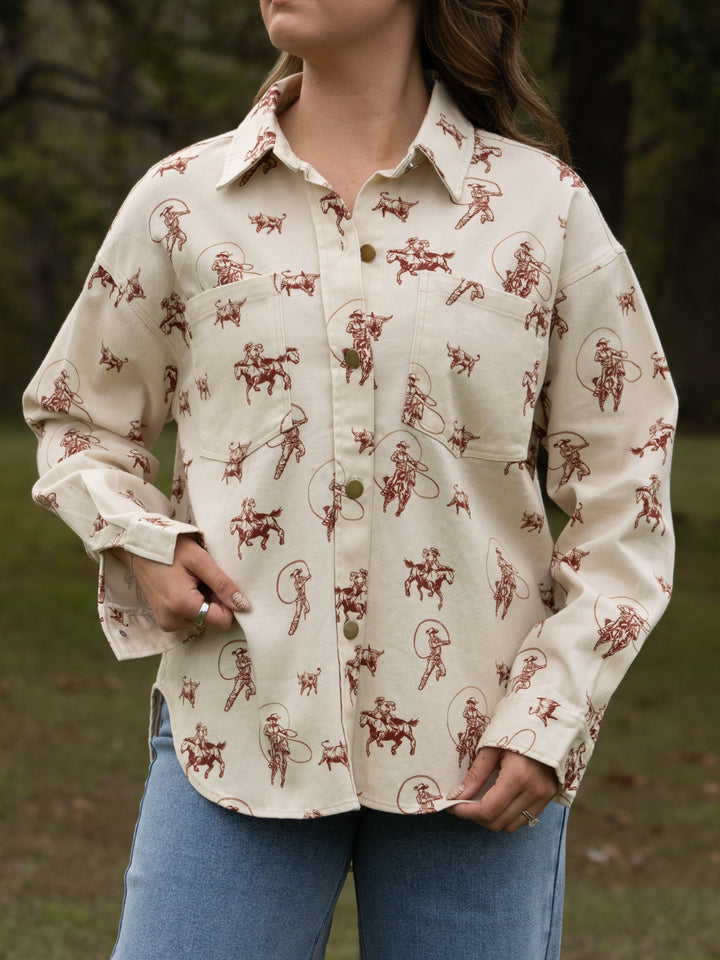 Arena Days Woven Button Up