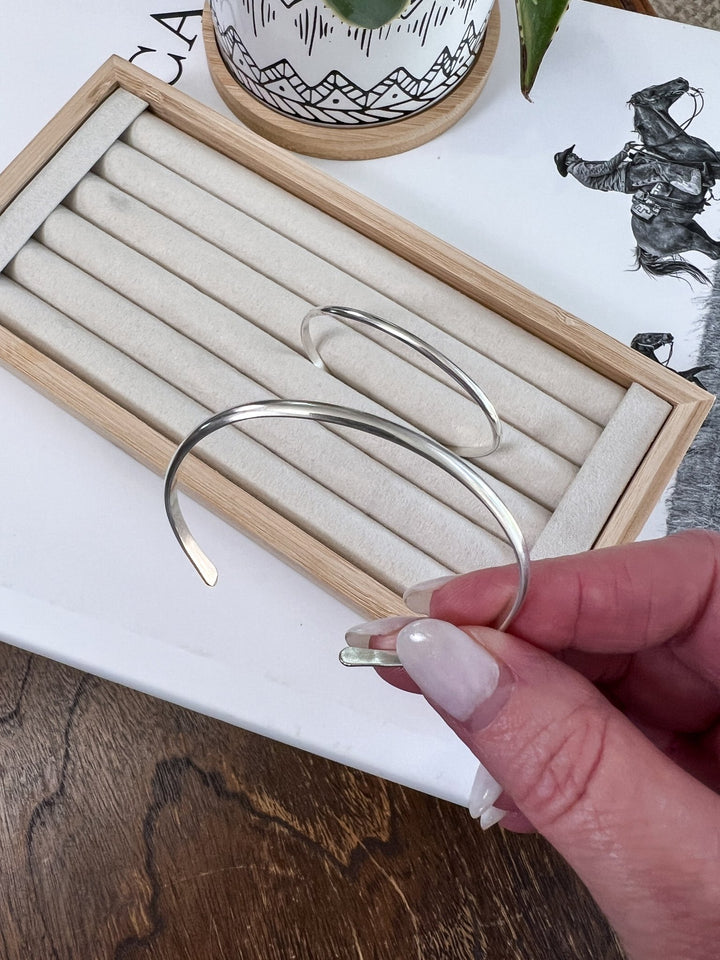Colette Sterling Silver Cuff - Lunabelle West