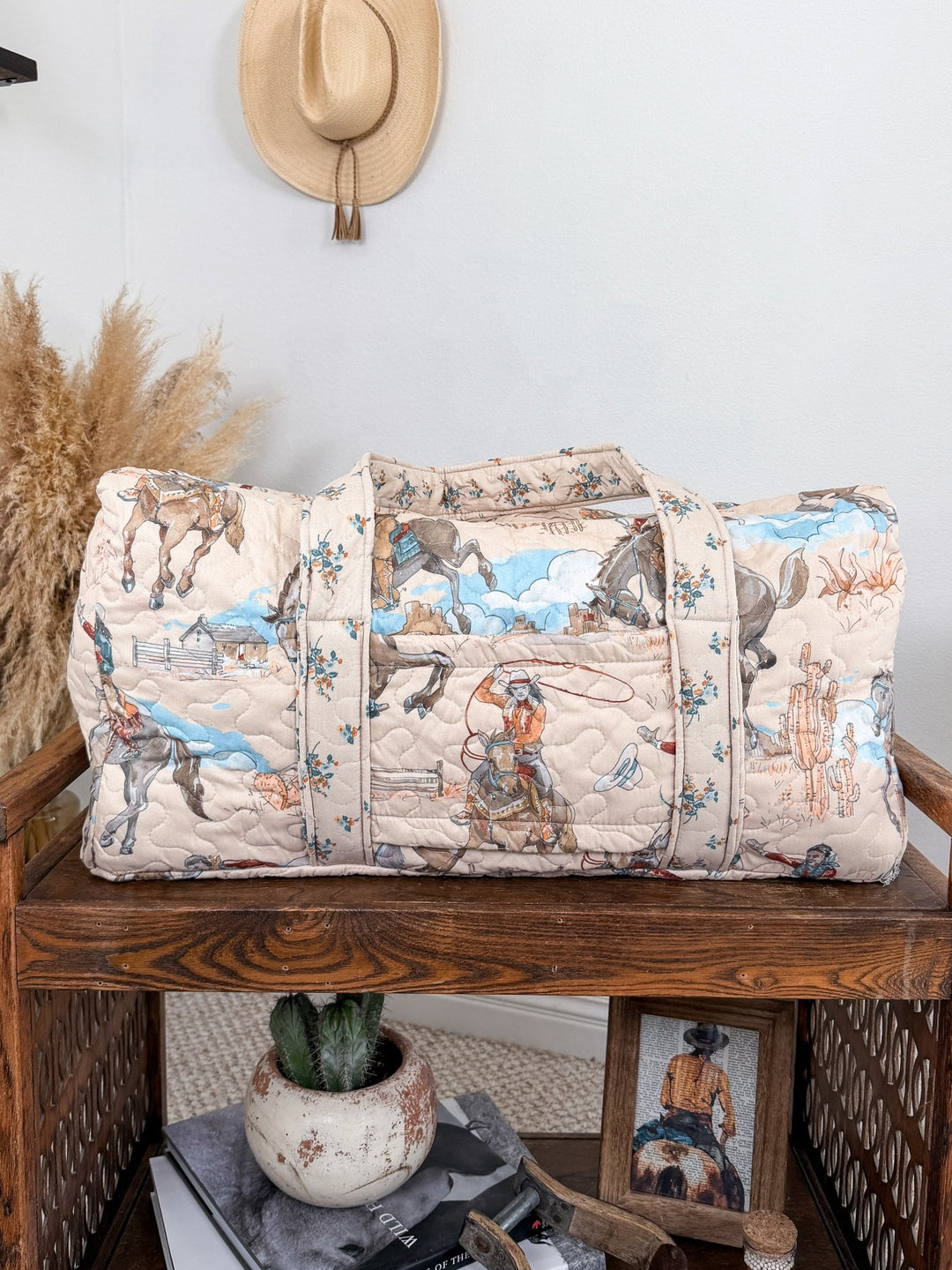 Laramie Quilted Duffel Bag - Lunabelle West