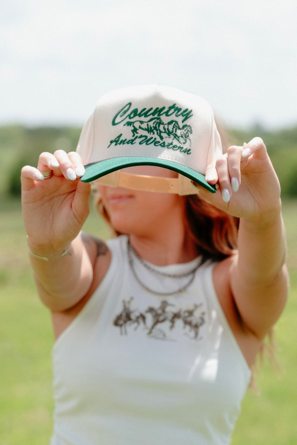 Country and Western Trucker Hat - Lunabelle West