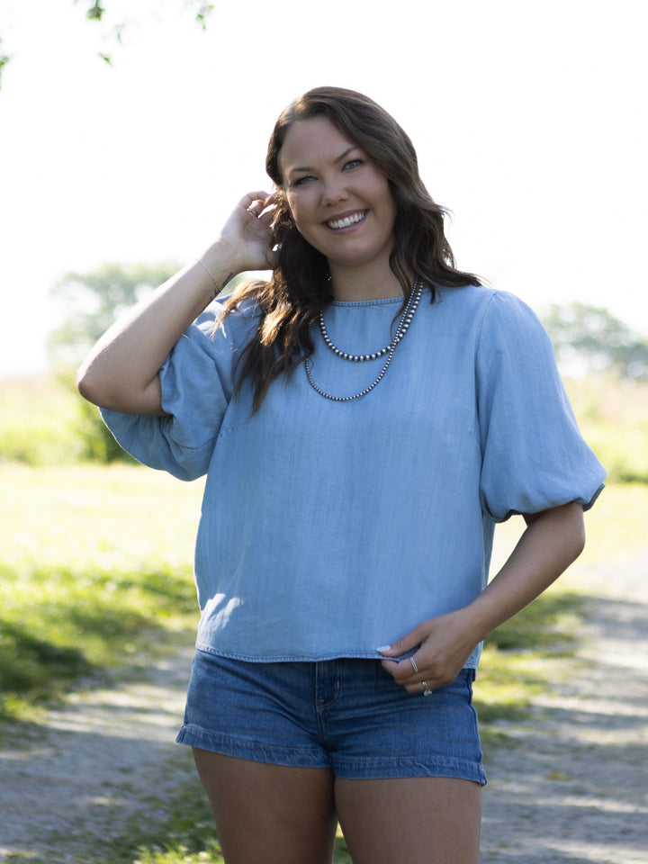 Lila Tie Back Top