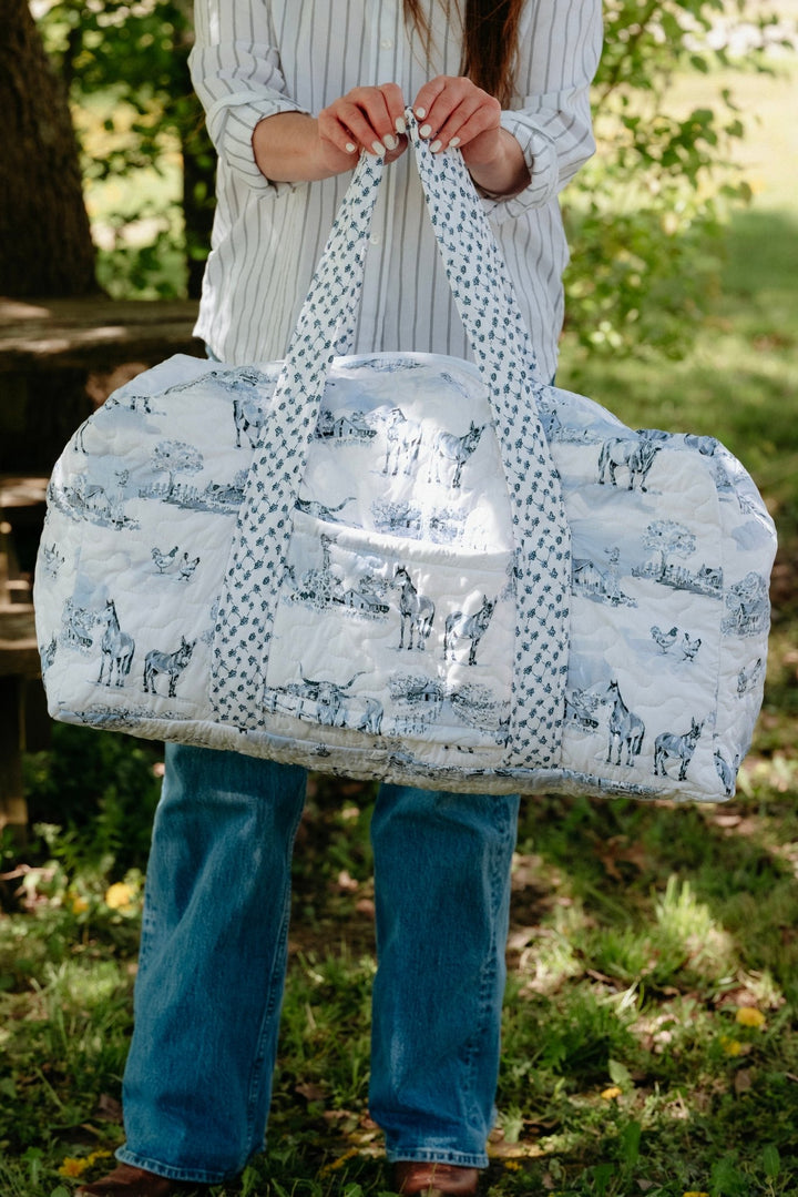 San Antonio Quilted Duffel Bag - Lunabelle West