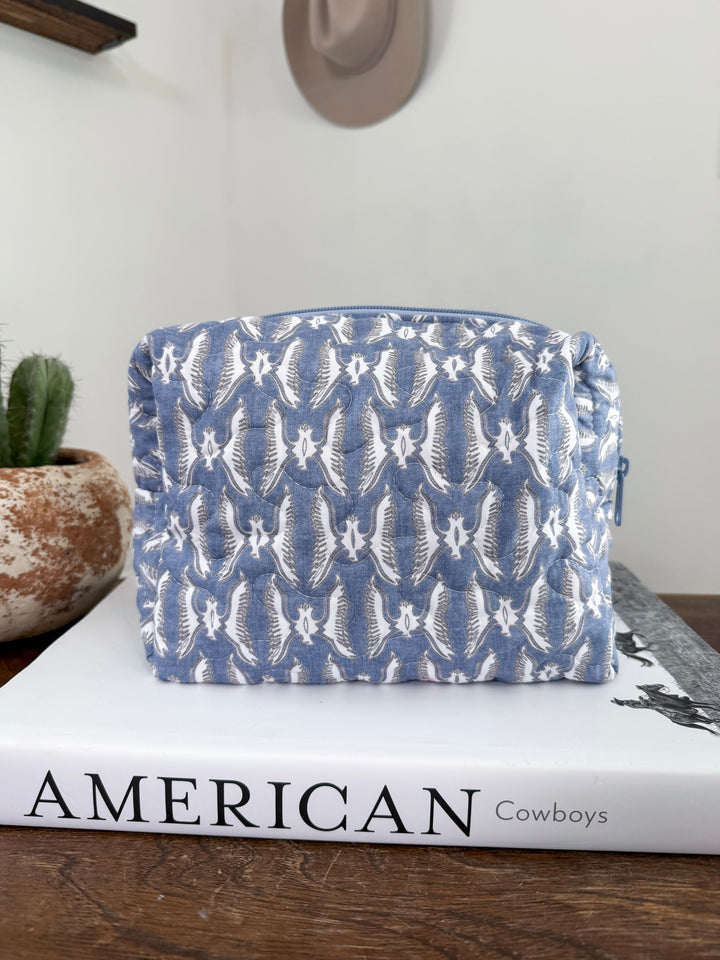 Santa Fe Quilted Makeup Bag