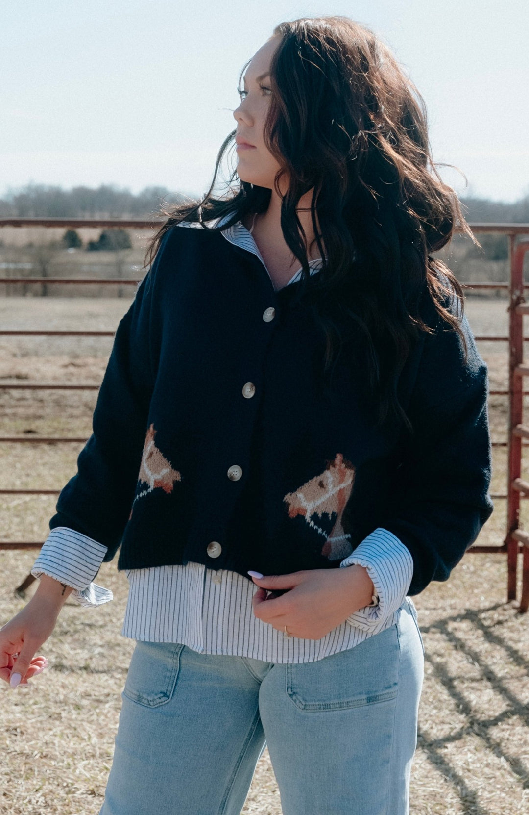 Equestrian Dream Cardigan - Lunabelle West