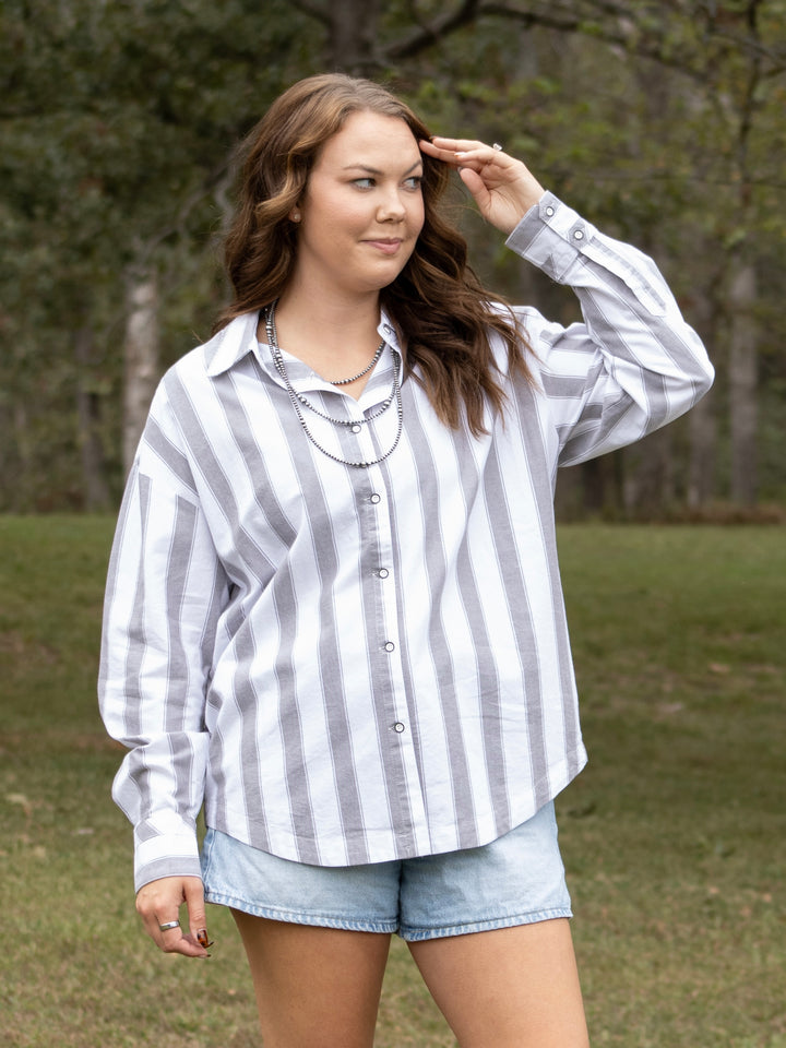 Sutton Stripe Button Down