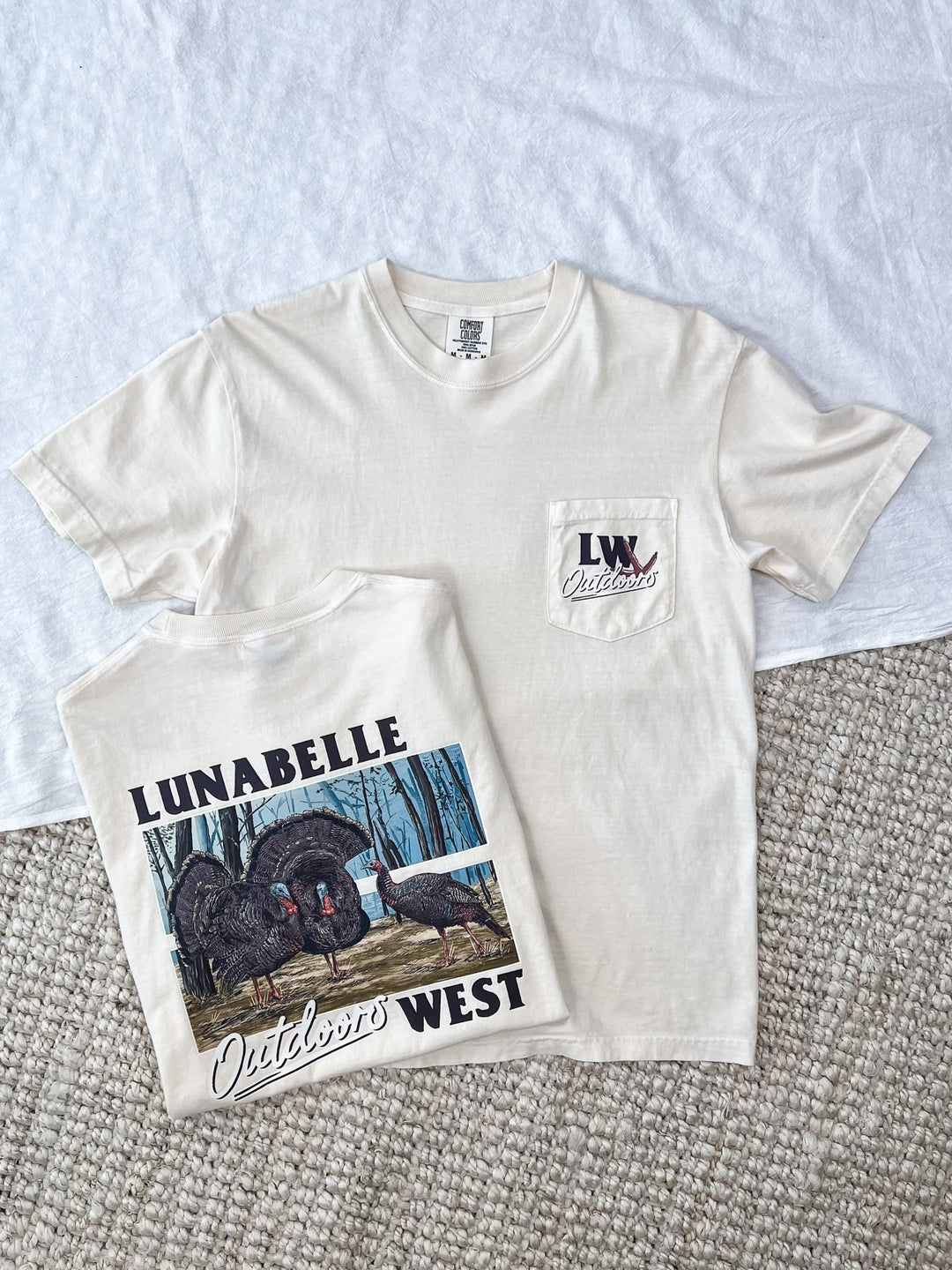 Turkey Talk Pocket Tee - Lunabelle West