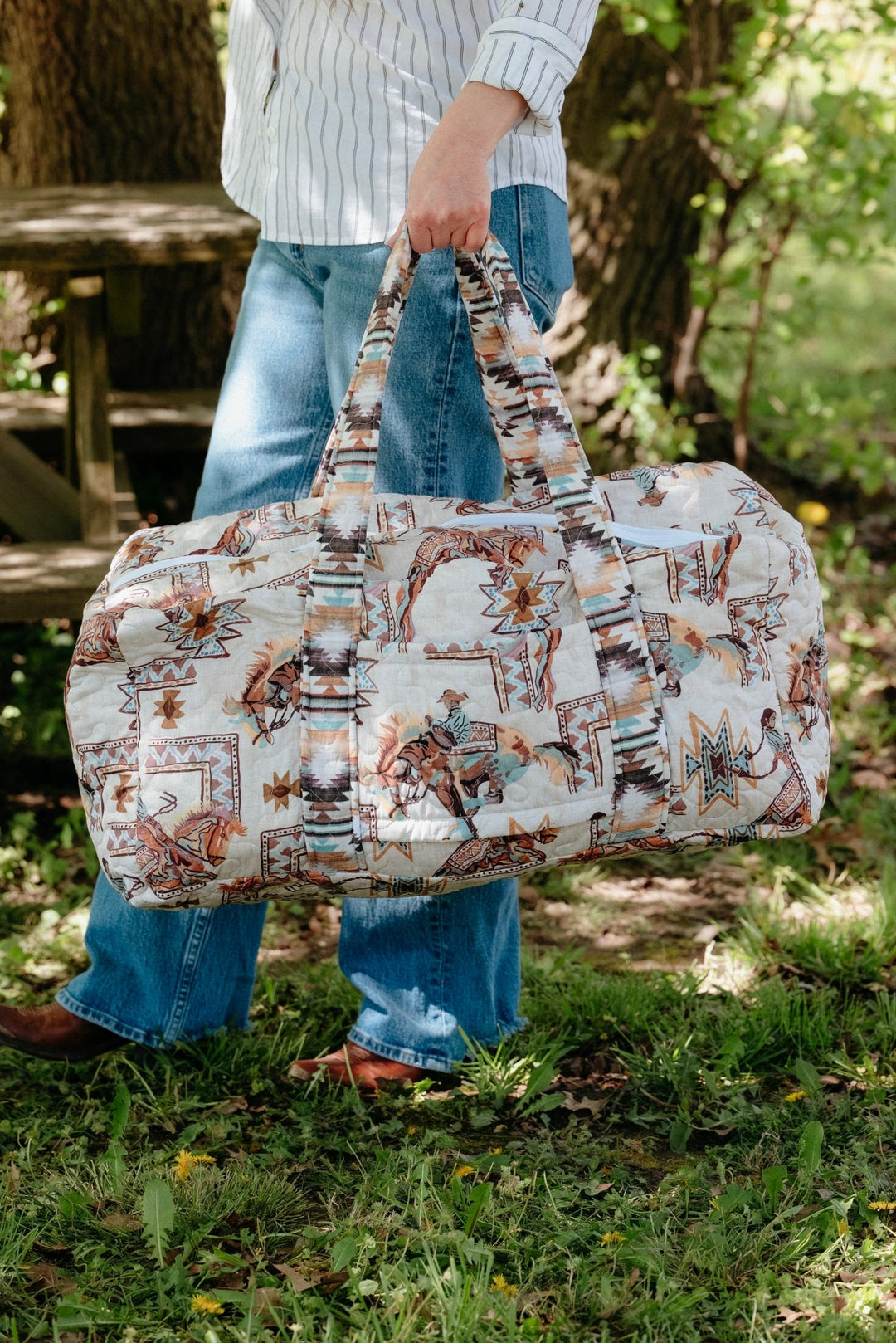 Silverton Quilted Duffel Bag - Lunabelle West