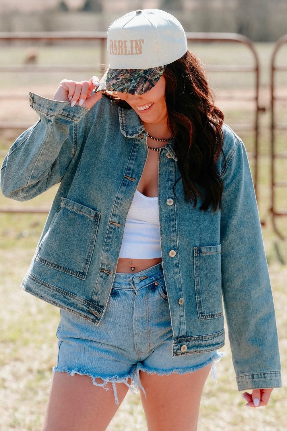 Oswego Denim jacket - Lunabelle West