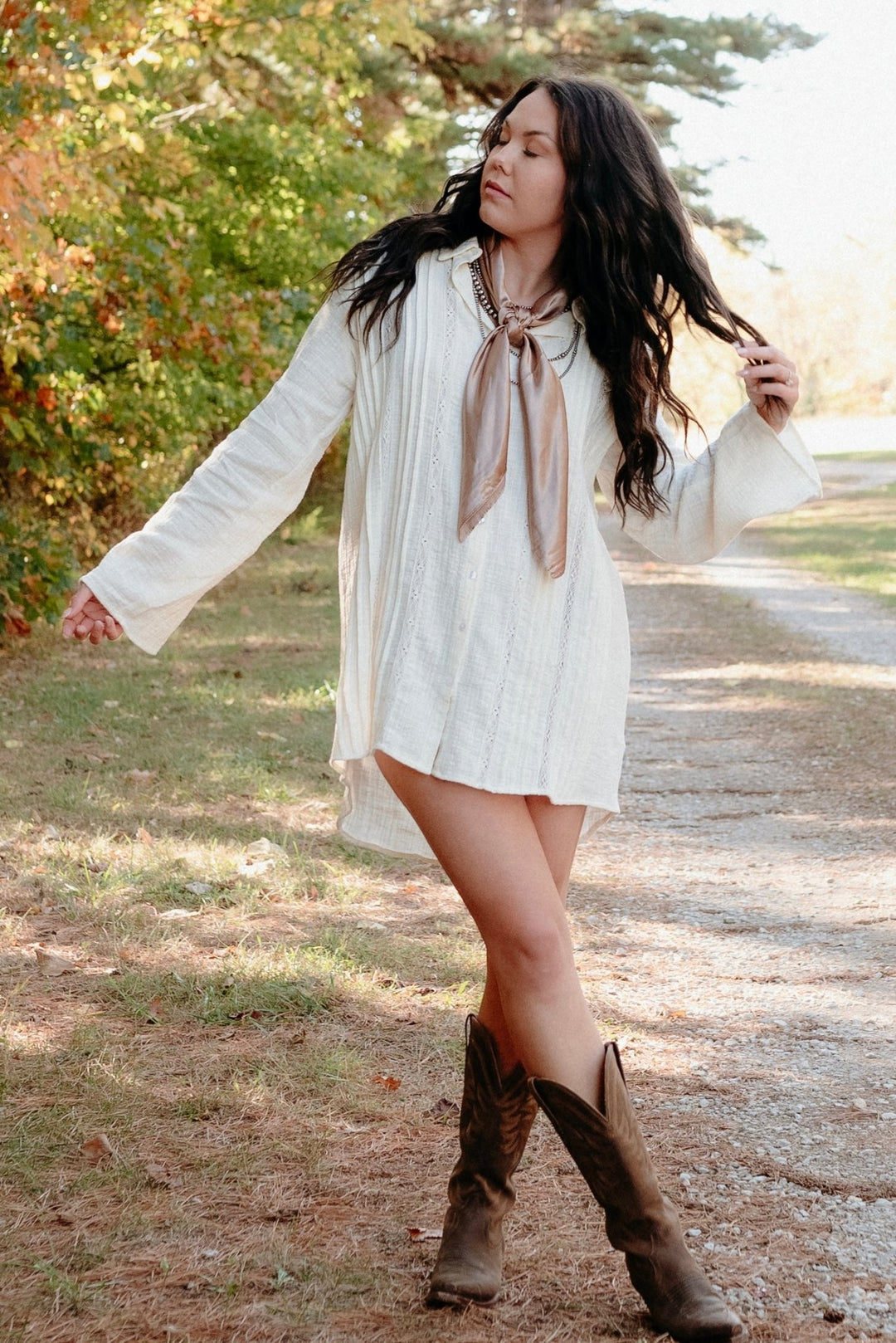 Hampstead Shirt Dress - Lunabelle West
