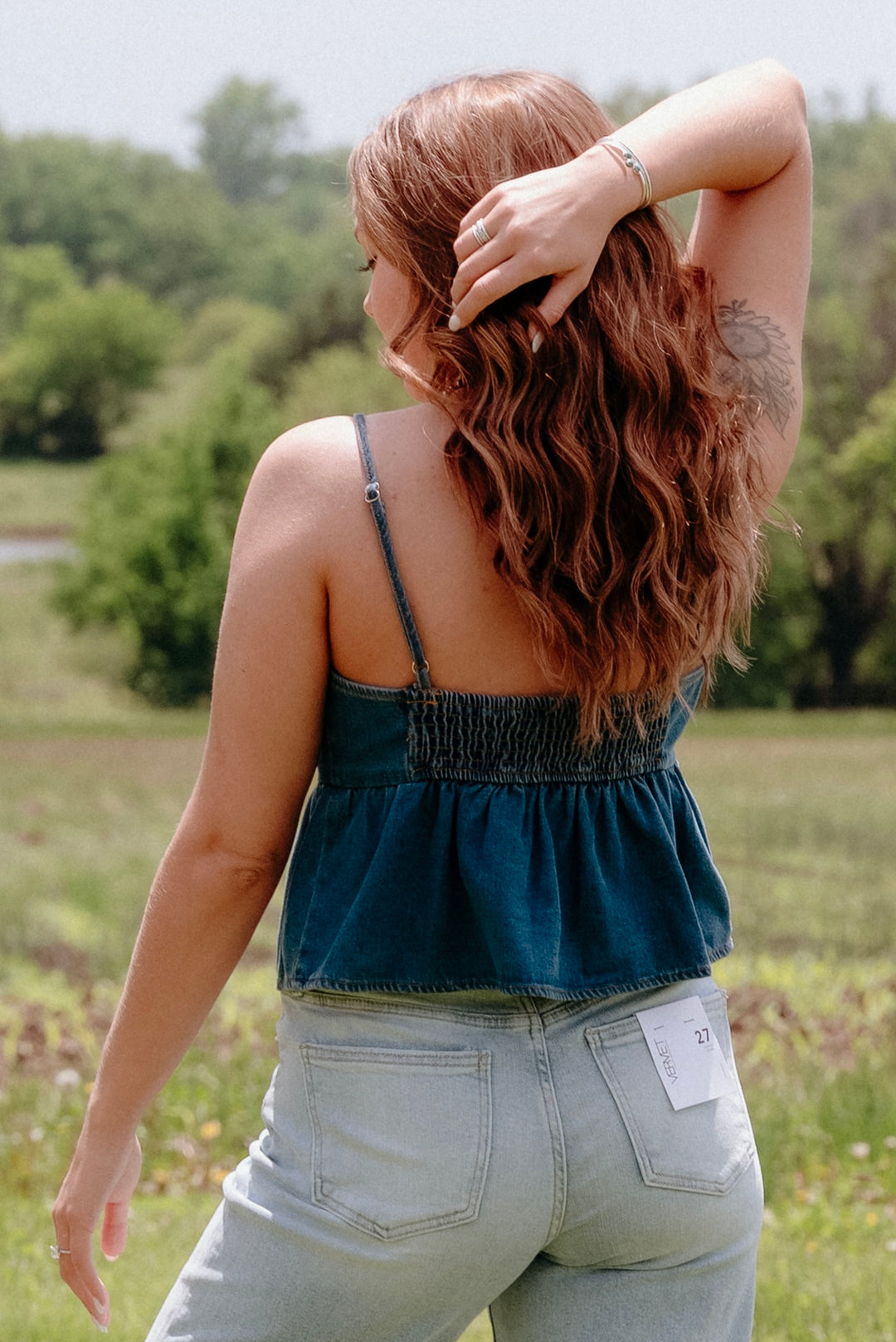 Ander Denim Top - Lunabelle West