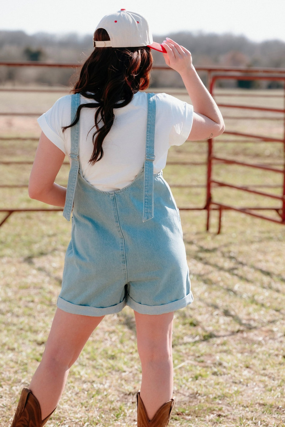 Flint Denim Romper - Lunabelle West