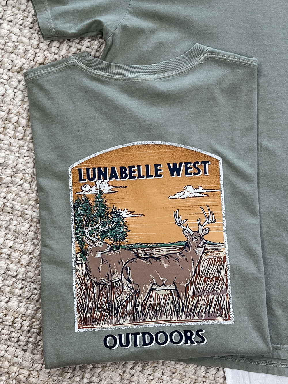 Buck Sunrise Pocket Tee - Lunabelle West