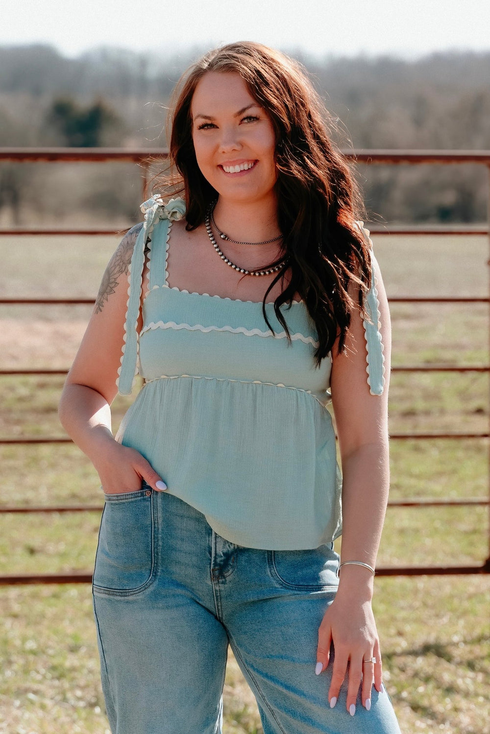 Thatcher Top - Lunabelle West