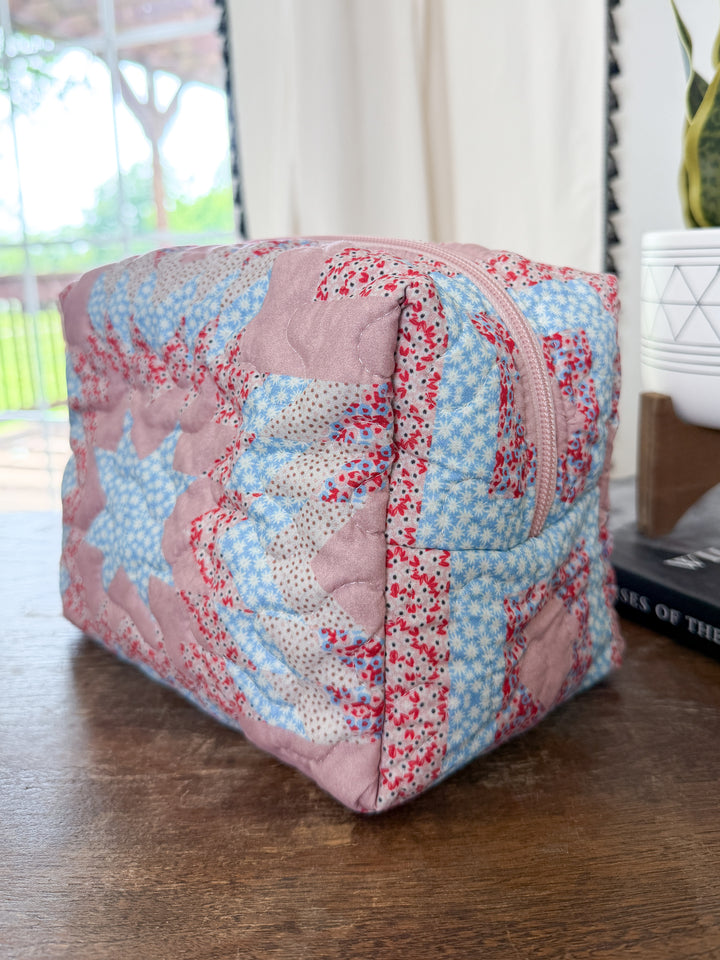 Adeline Quilted Makeup Bag