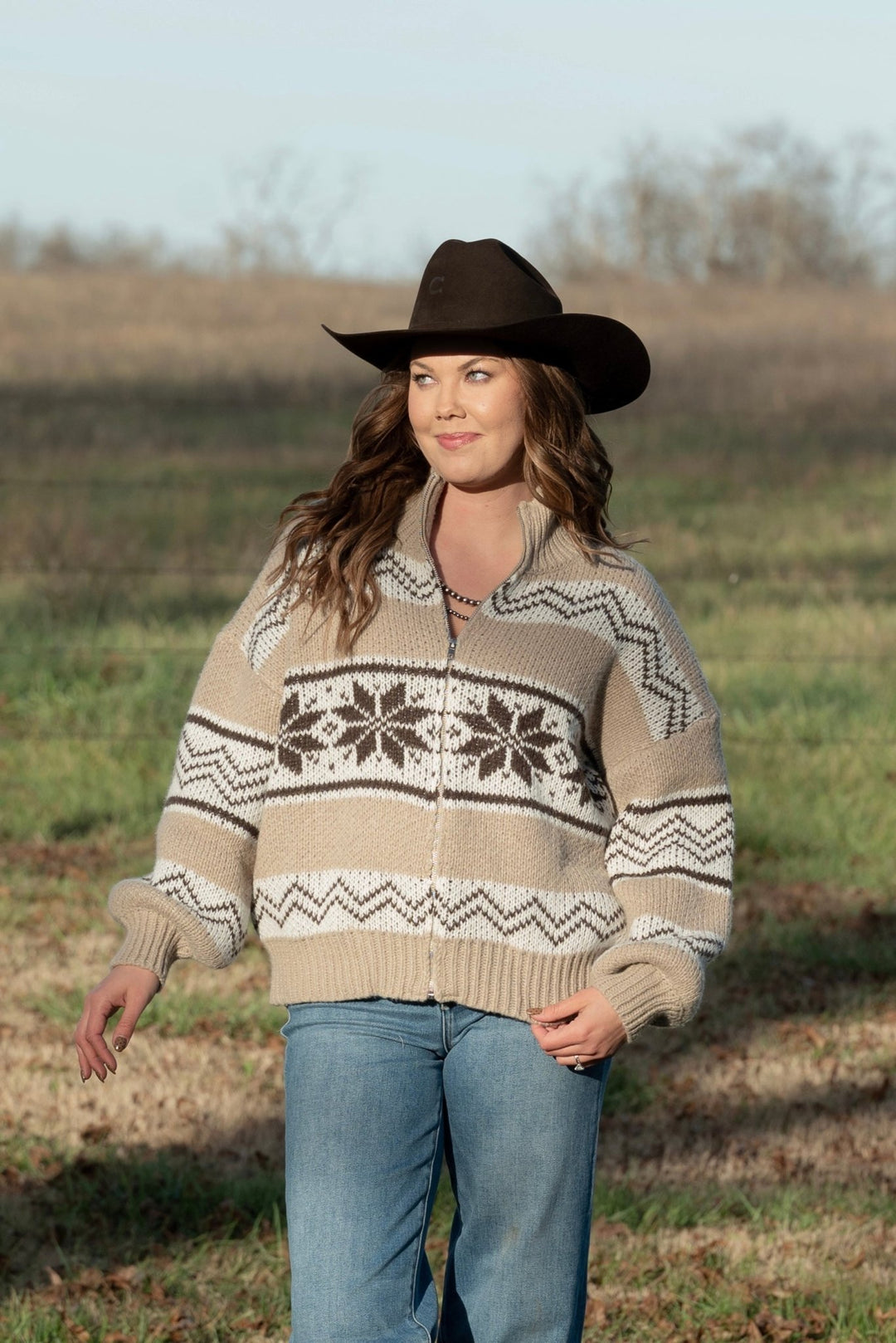 Layla Sweater Jacket - Lunabelle West
