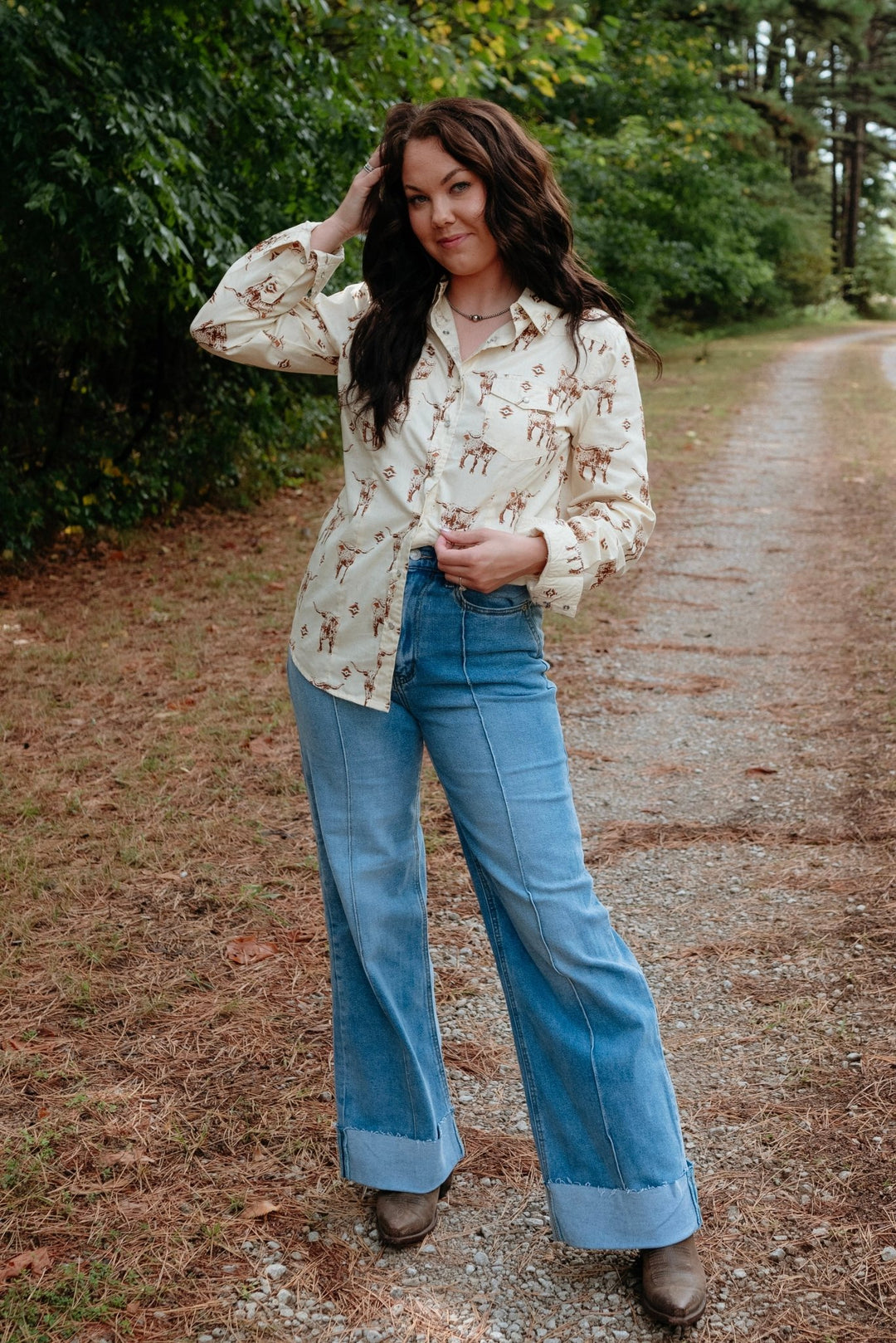 Sweet Water Button Down - Lunabelle West