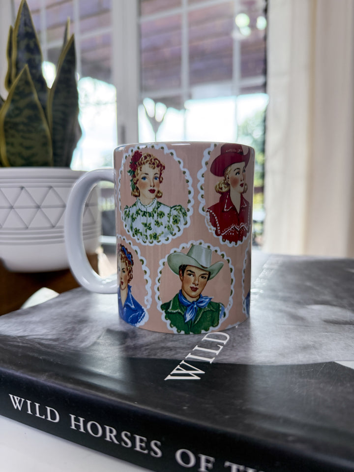 Cowgirl Cameo Mug