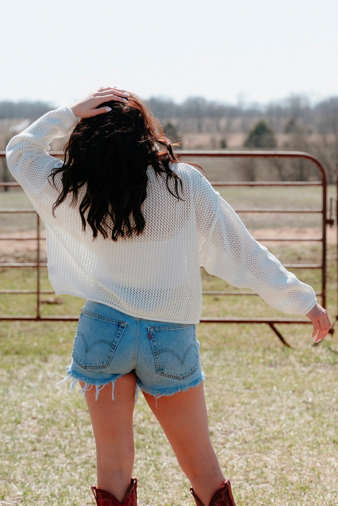 American Flag Knitted Top - Lunabelle West