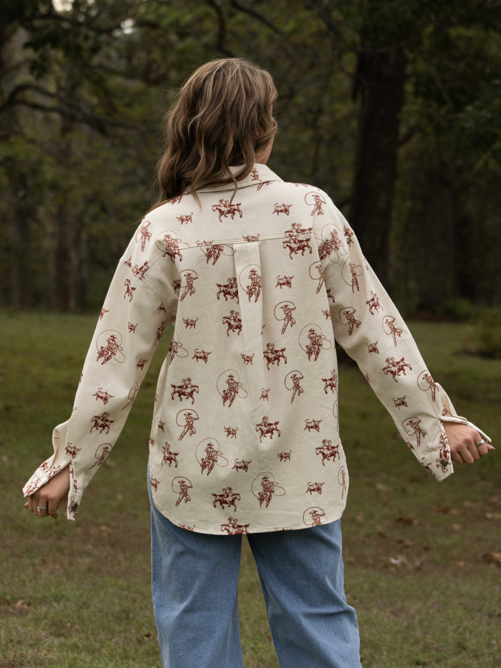 Arena Days Woven Button Up