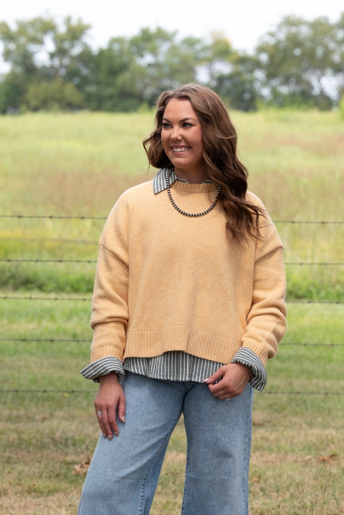 Amber Bow Sweater - Lunabelle West