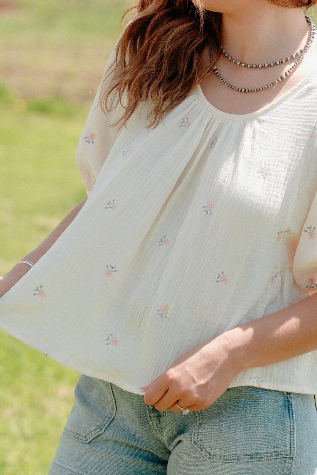 Ellery Embroidered Top - Lunabelle West