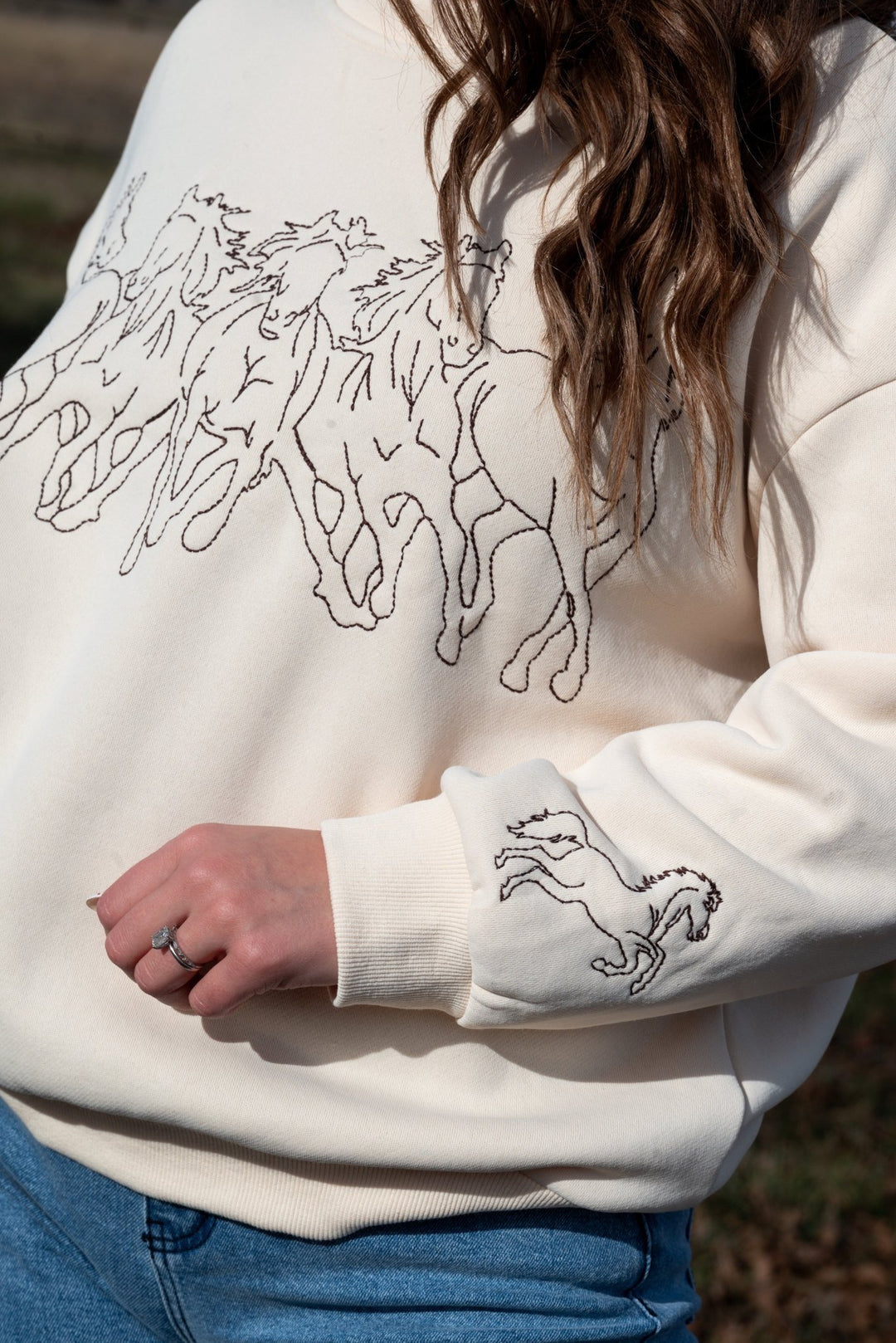 Wild Horse Crewneck - Lunabelle West