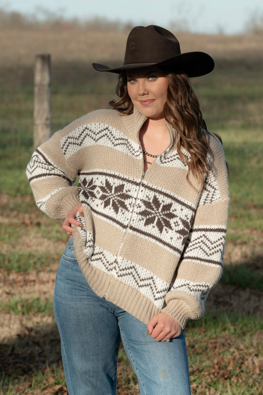 Layla Sweater Jacket - Lunabelle West