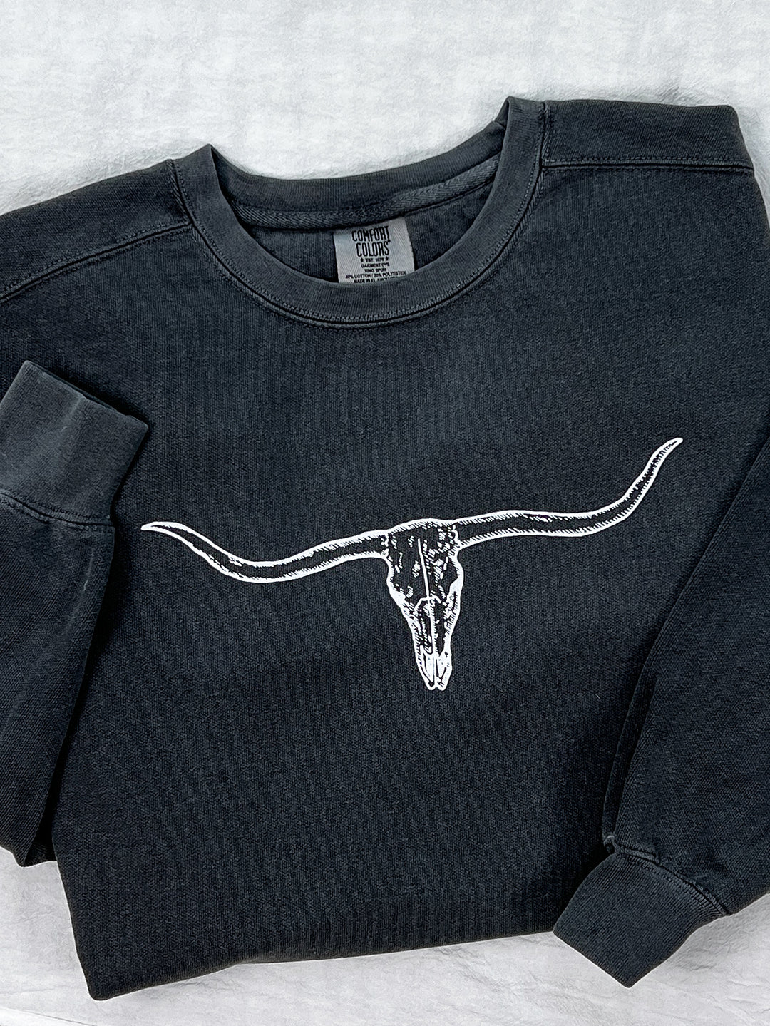 Longhorn Betty Crewneck - Lunabelle West