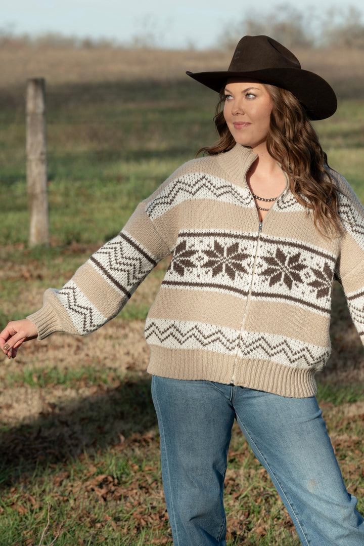 Layla Sweater Jacket - Lunabelle West