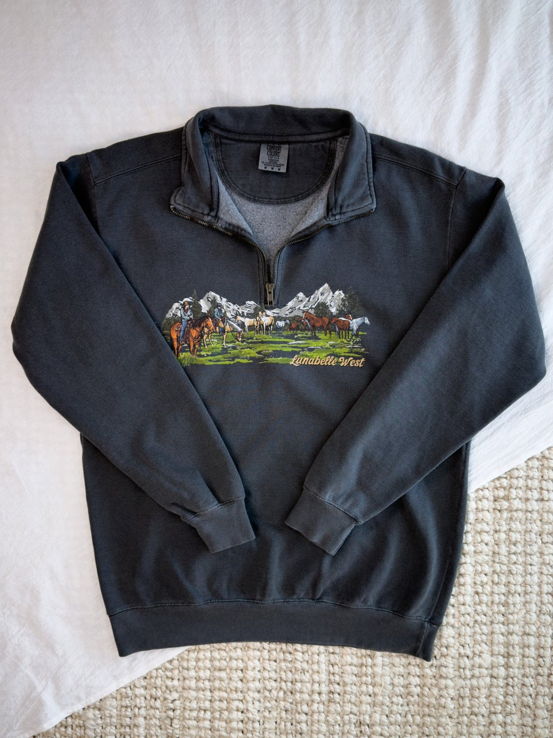 Cowboy Valley Quarter Zip - Lunabelle West