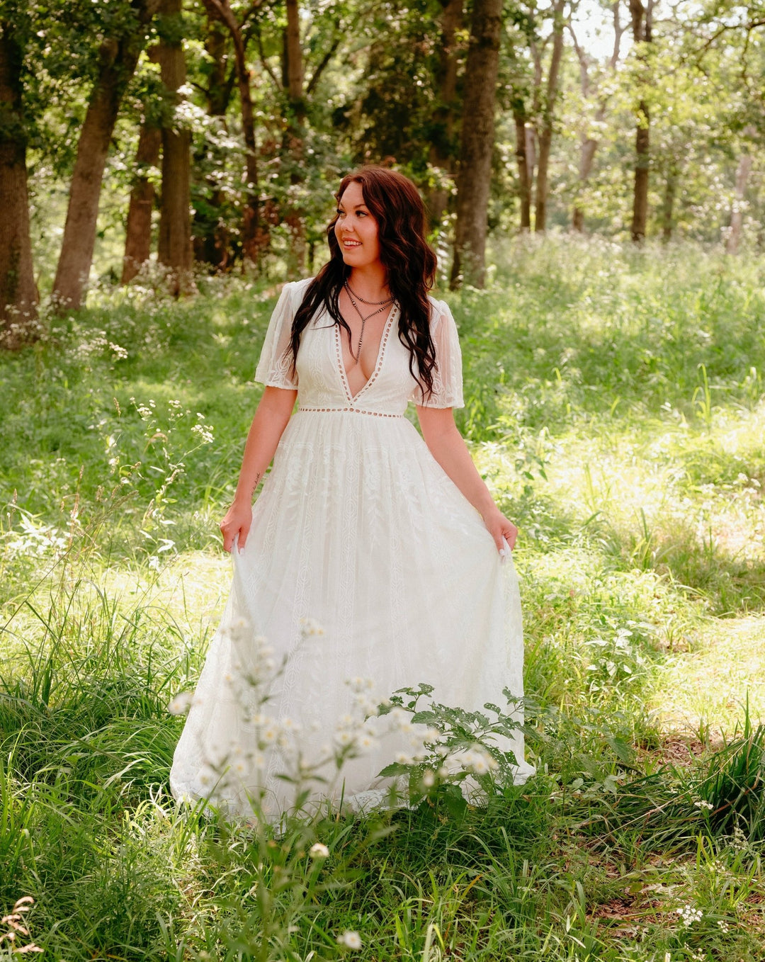 Somerset Eyelet Dress - Lunabelle West