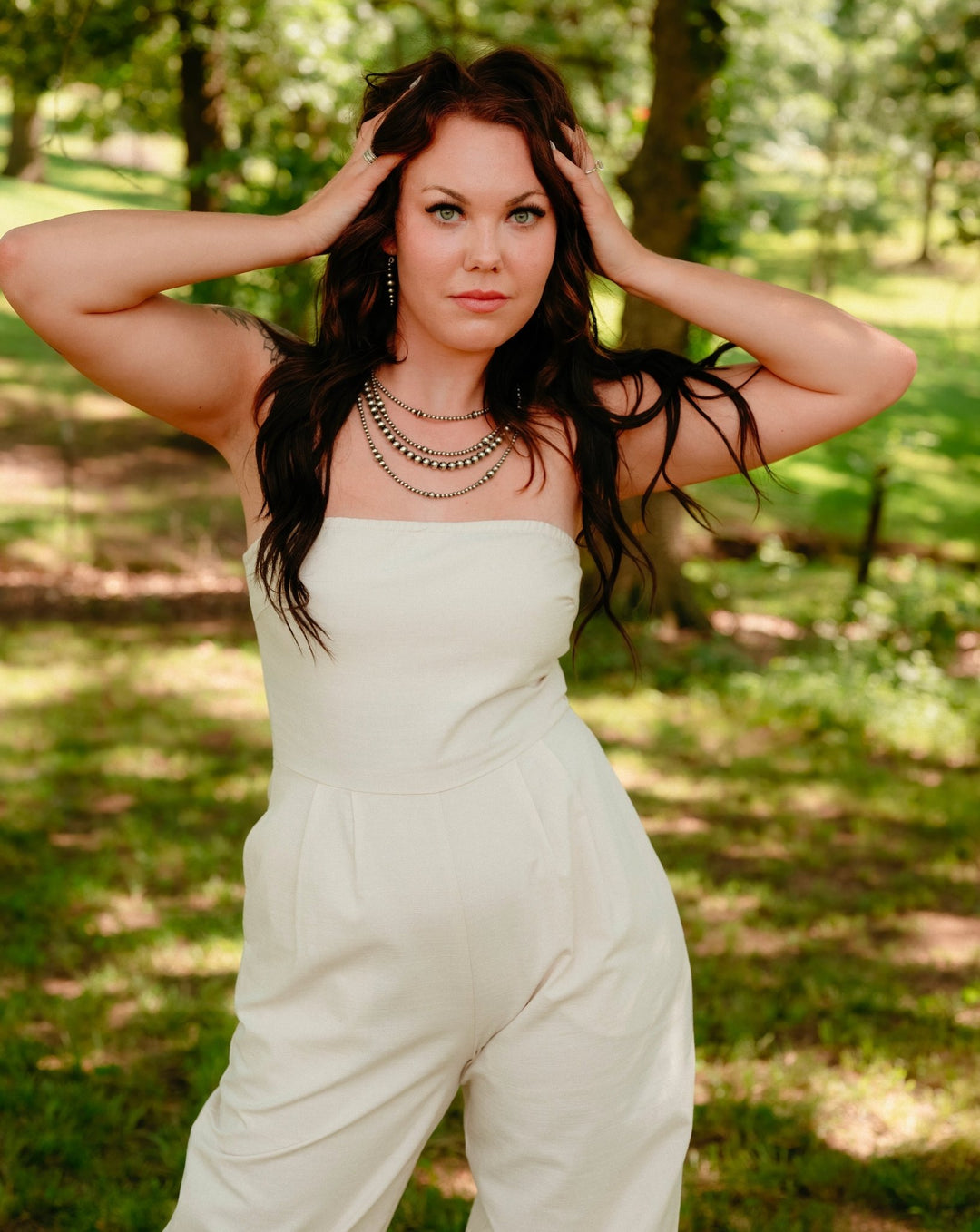 Sutter Creek Linen Jumpsuit - Lunabelle West
