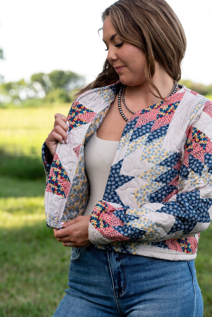Eloise Quilted Cropped Jacket - Lunabelle West