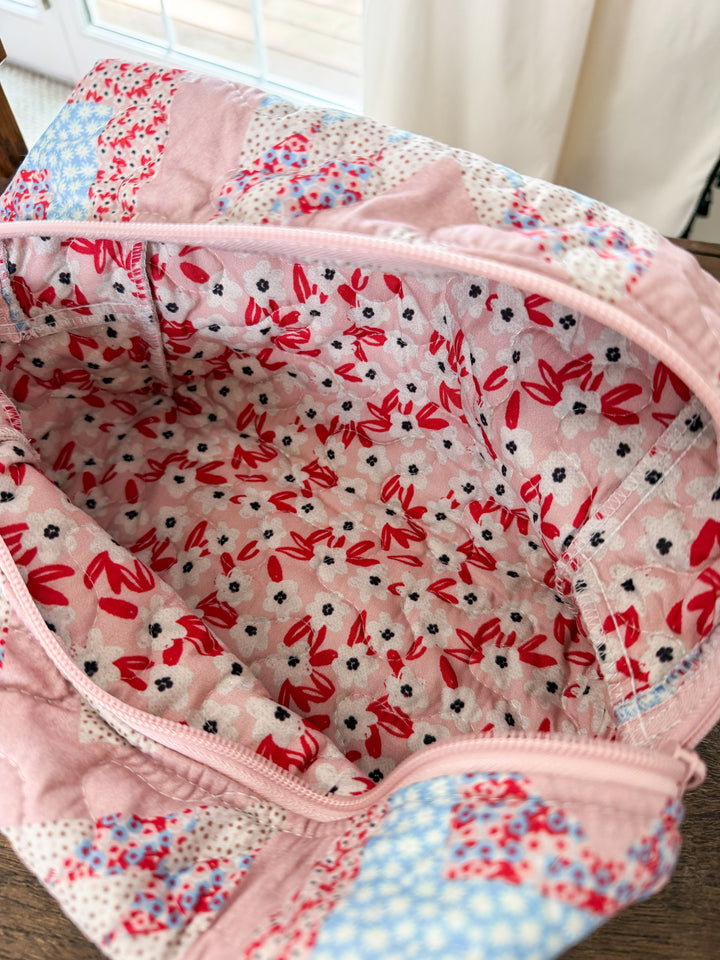 Adeline Quilted Makeup Bag