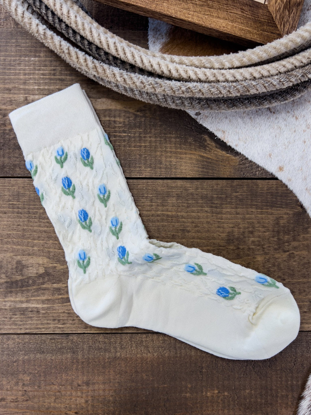 Floral Socks - Lunabelle West
