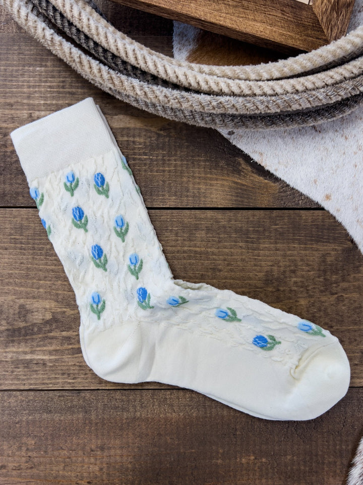 Floral Socks - Lunabelle West