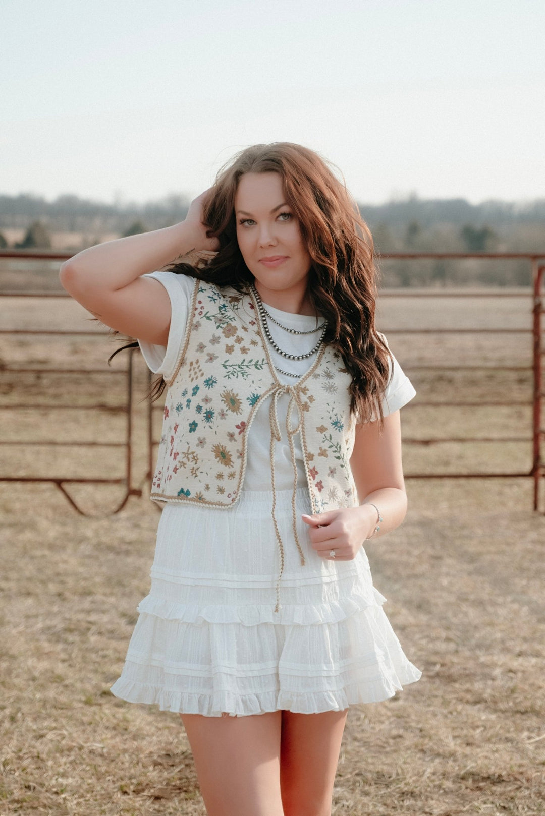 Hialeah Floral Vest - Lunabelle West