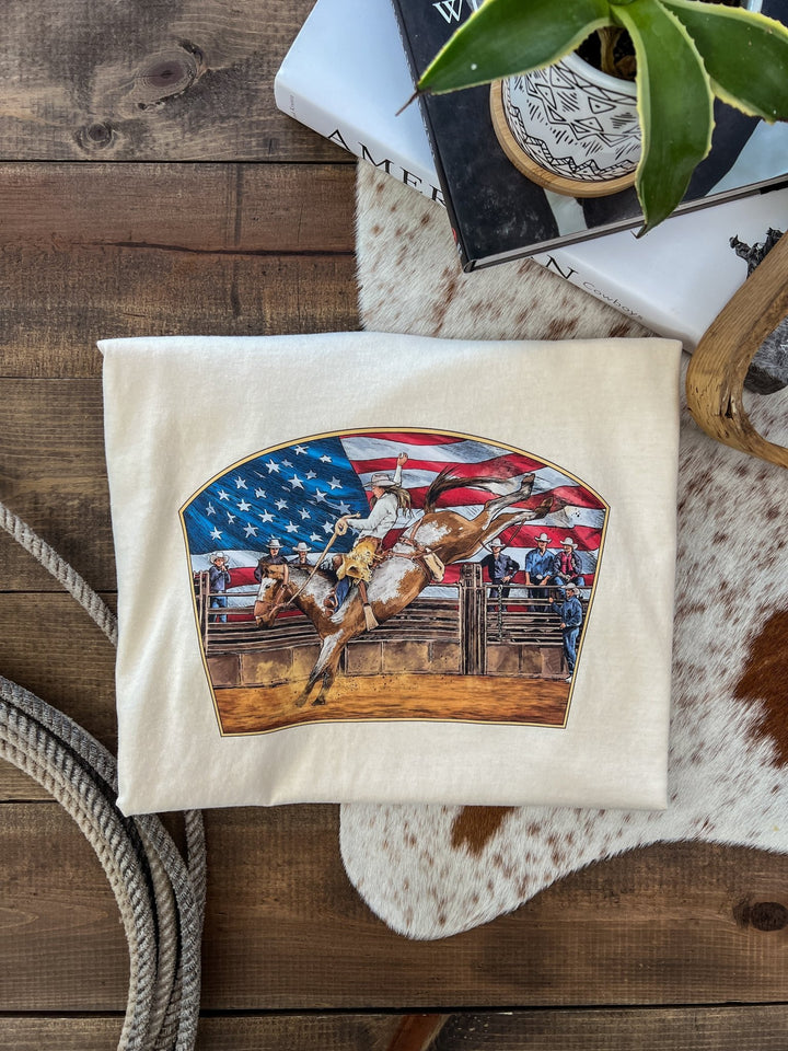 All American Cowgirl Tee - Lunabelle West