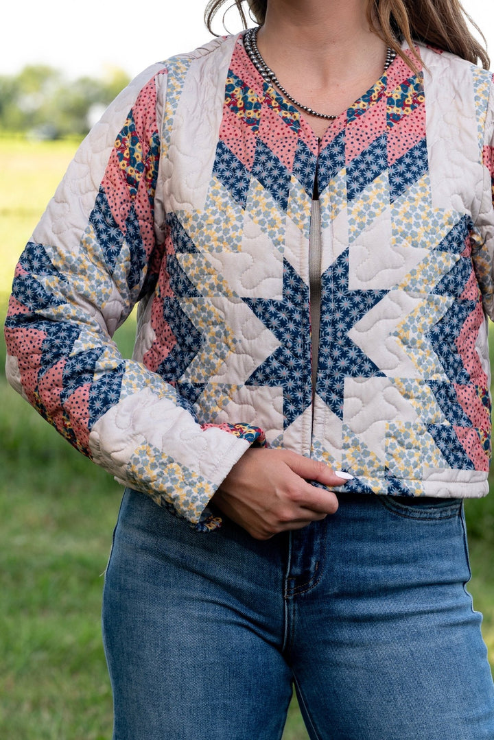 Eloise Quilted Cropped Jacket - Lunabelle West