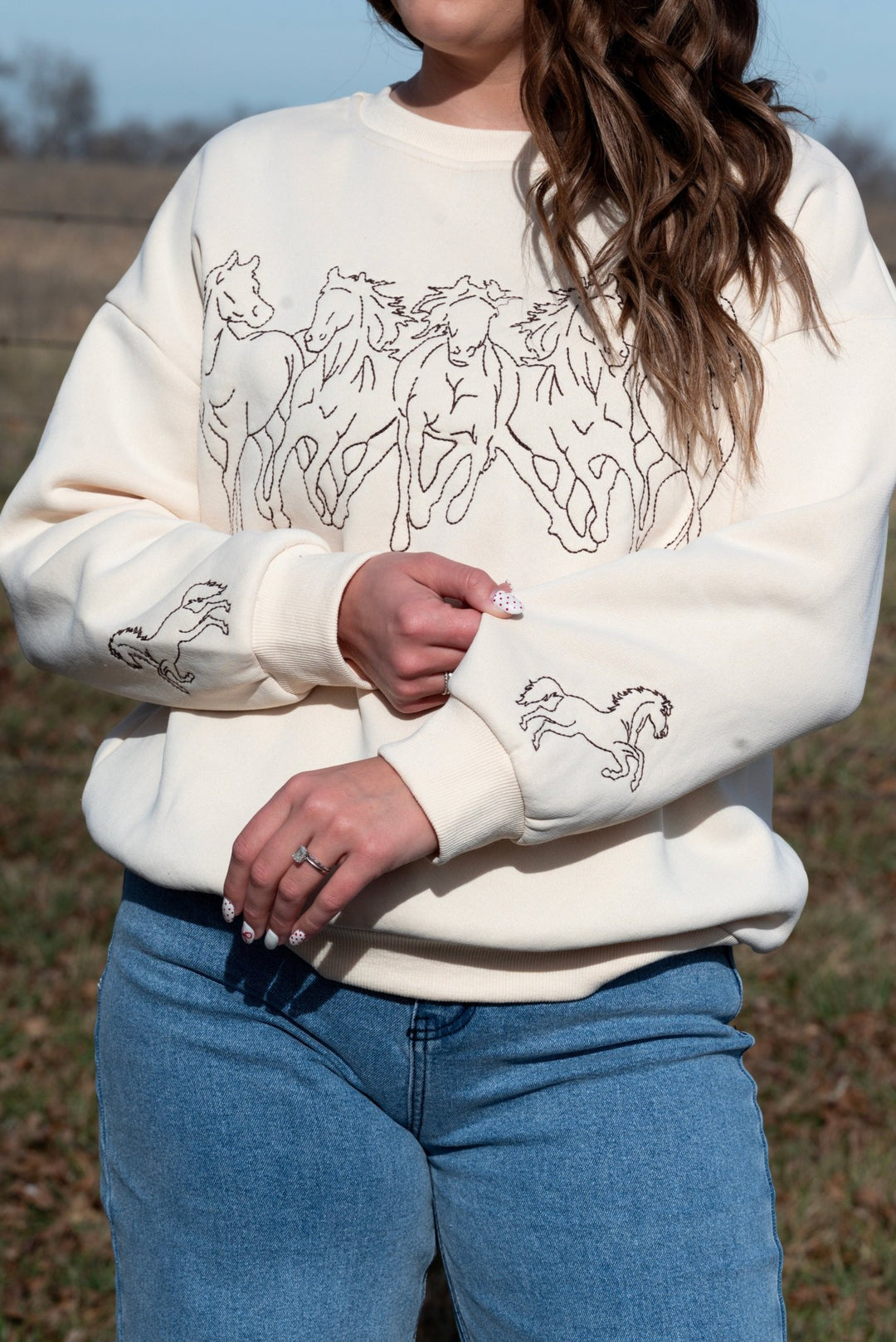 Wild Horse Crewneck - Lunabelle West