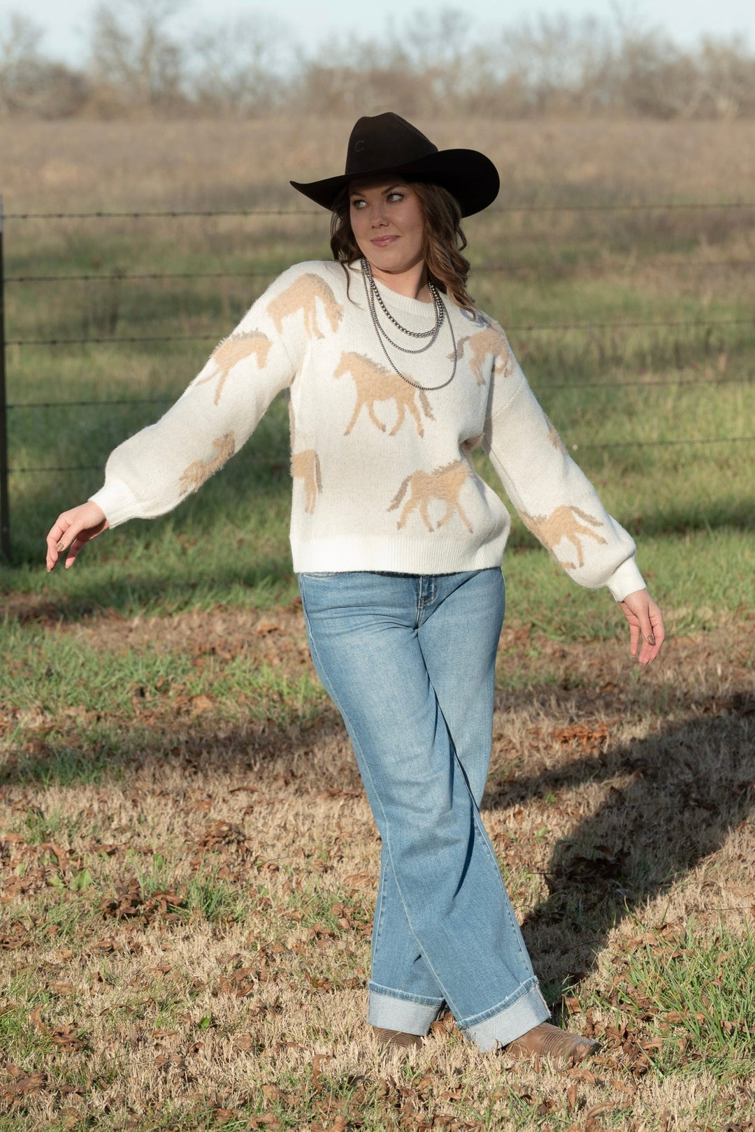 Merrick Knit Sweater - Lunabelle West