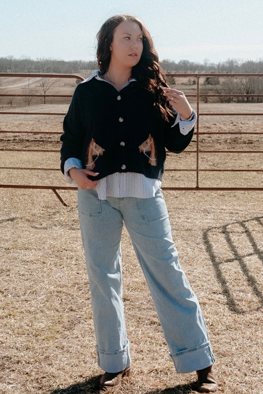 Equestrian Dream Cardigan - Lunabelle West