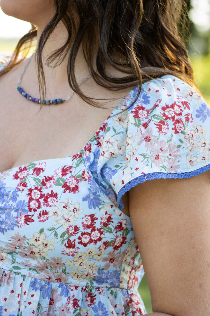 Poppy Floral Top