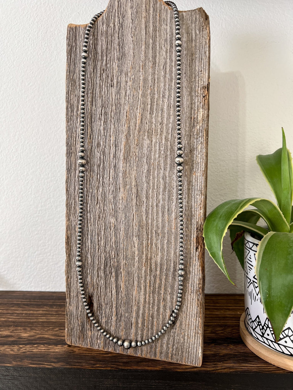Claire 28" Sterling Silver Necklace - Lunabelle West