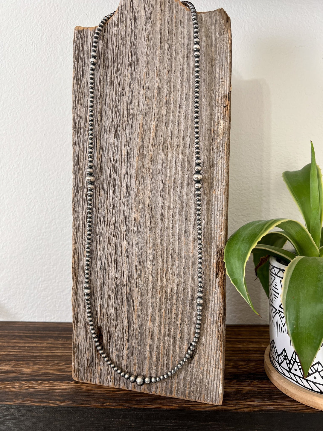 Claire 28" Sterling Silver Necklace - Lunabelle West